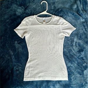 D& G Dolce and Gabbana Intimi sheer top size 1 white